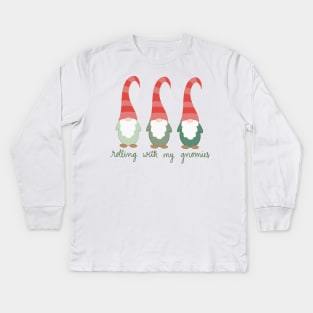 gnomes Kids Long Sleeve T-Shirt